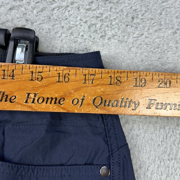 Western Rise Evolution Mens Hiking Pants 34 Navy Performance Stretch Nylon Blend - Picture 6 of 8